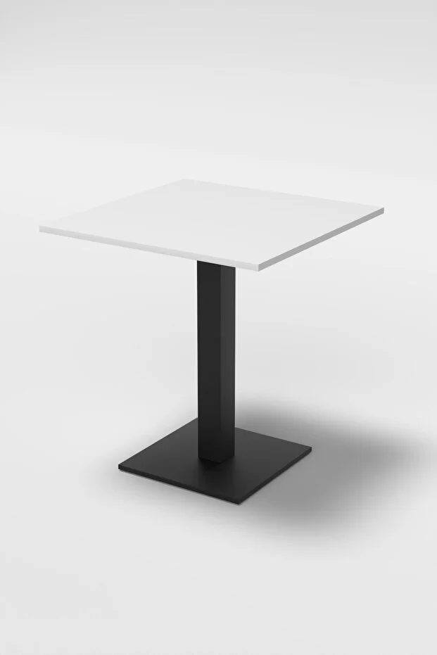 KLAS 70/70 BEYAZ KARE MUTFAK MASASI,YEMEK MASASI. BİSTRO MASA